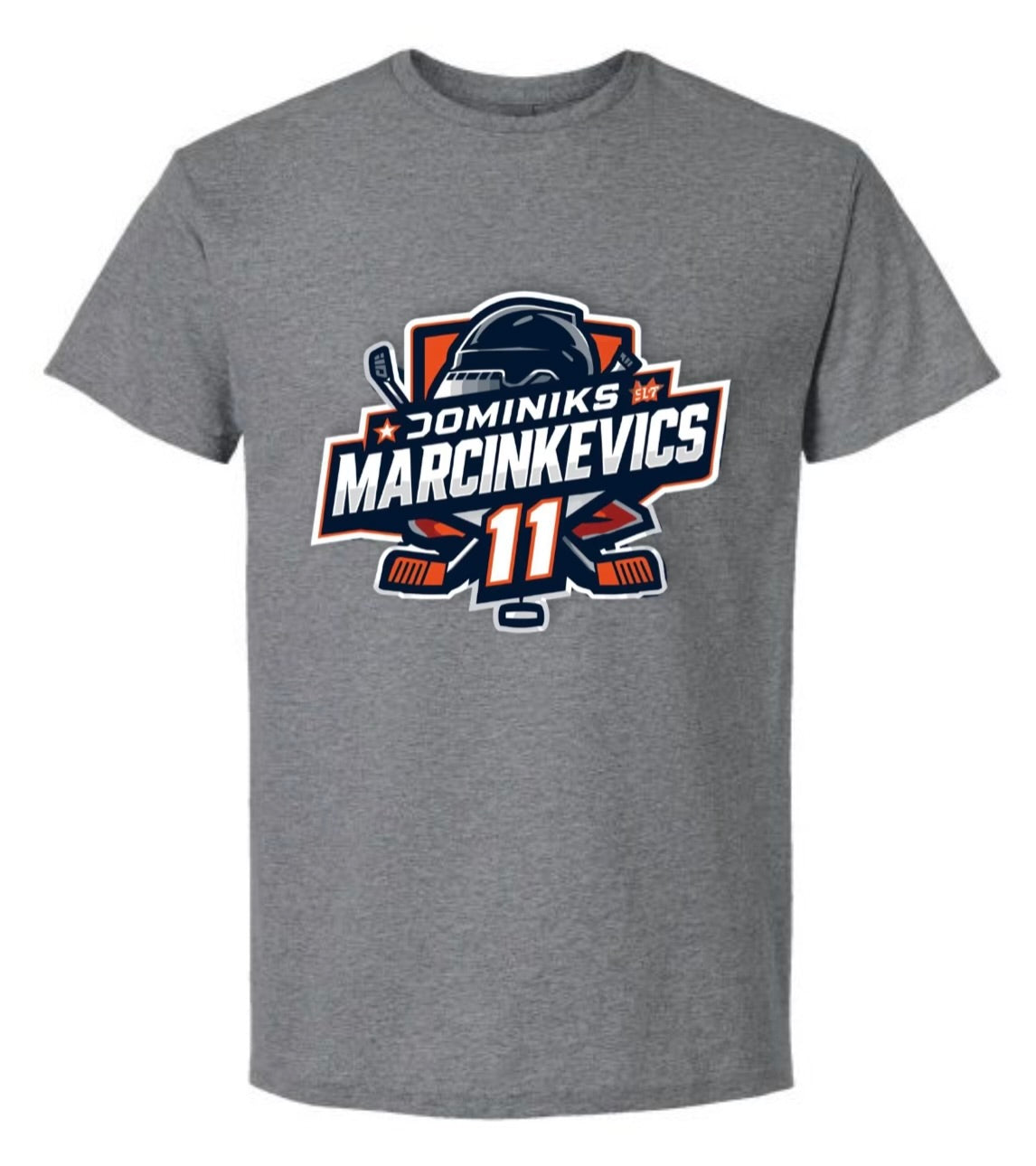 Dominiks Marcinkevics Heather Gray T-Shirt