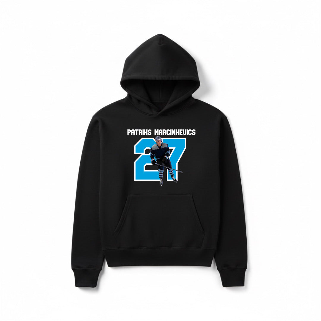 Patriks Marcinkevics 27 Black Hoodie
