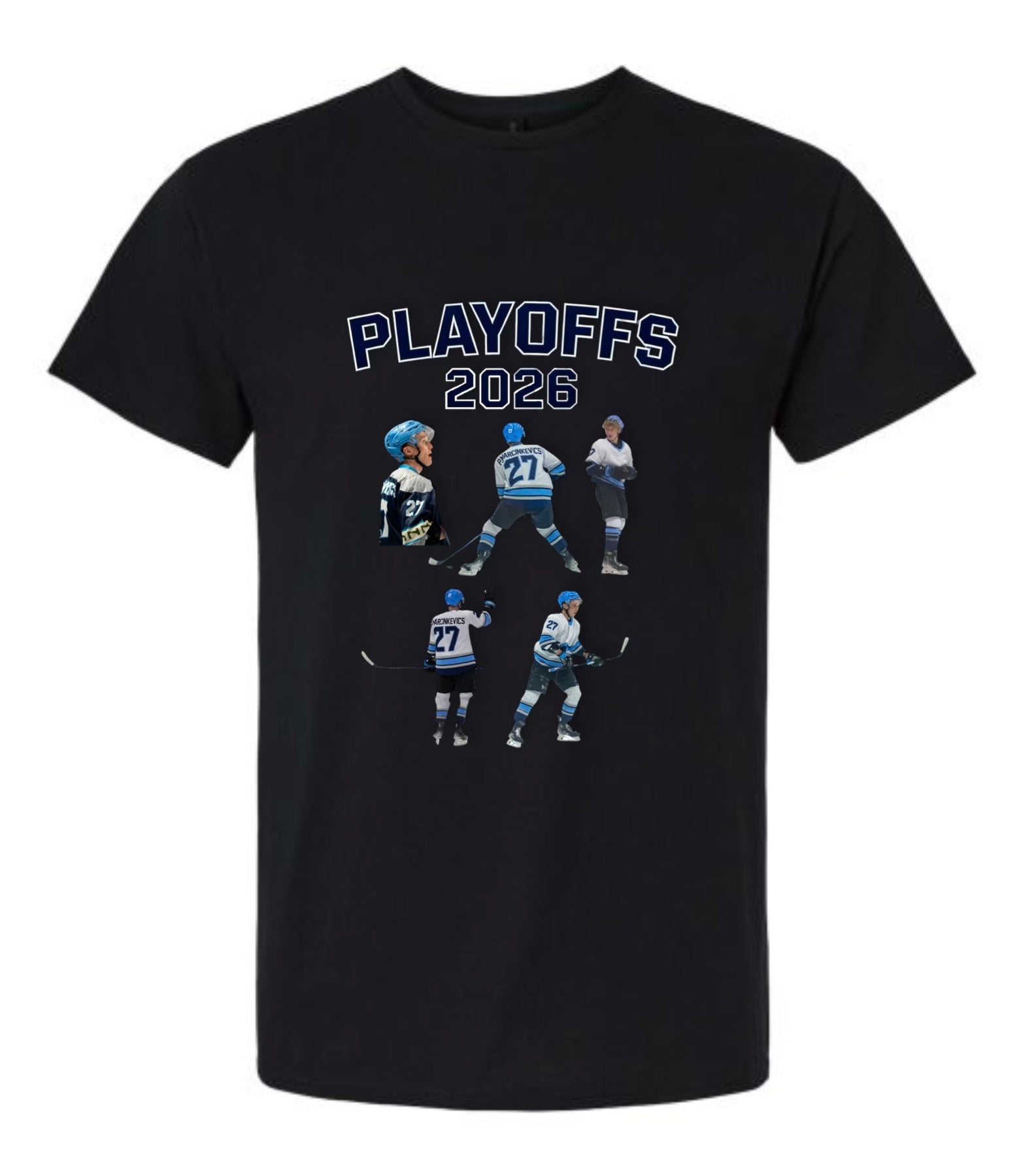 Playoffs 2026 Patriks Marcinkevics Black Shirt