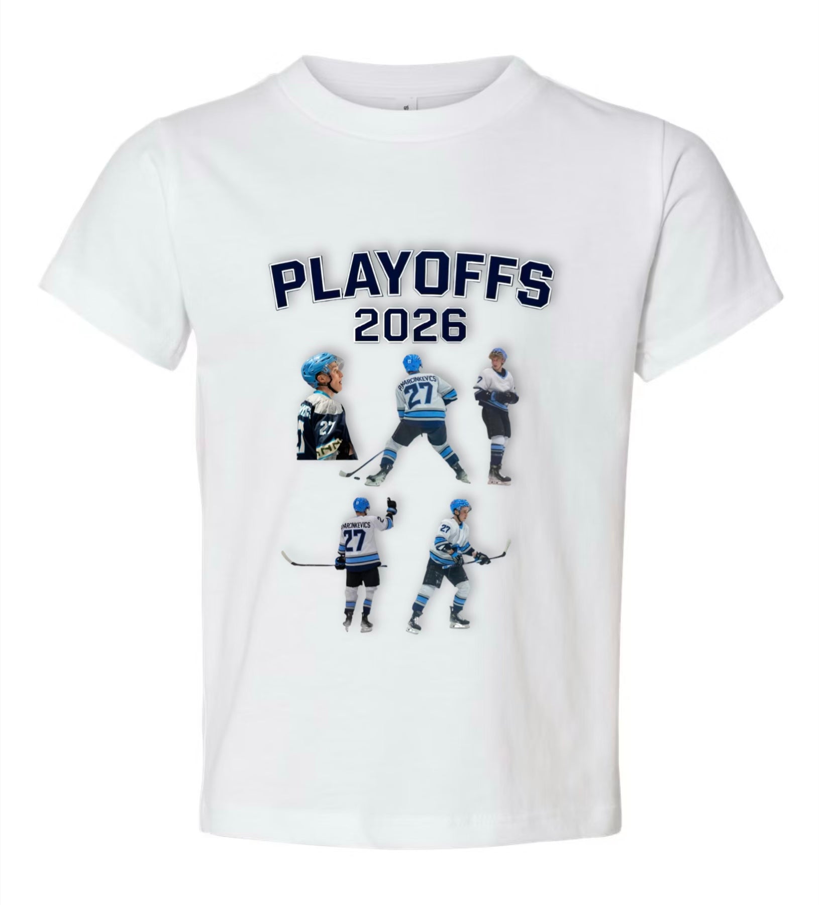 Playoffs 2026 Patriks Marcinkevics White Shirt