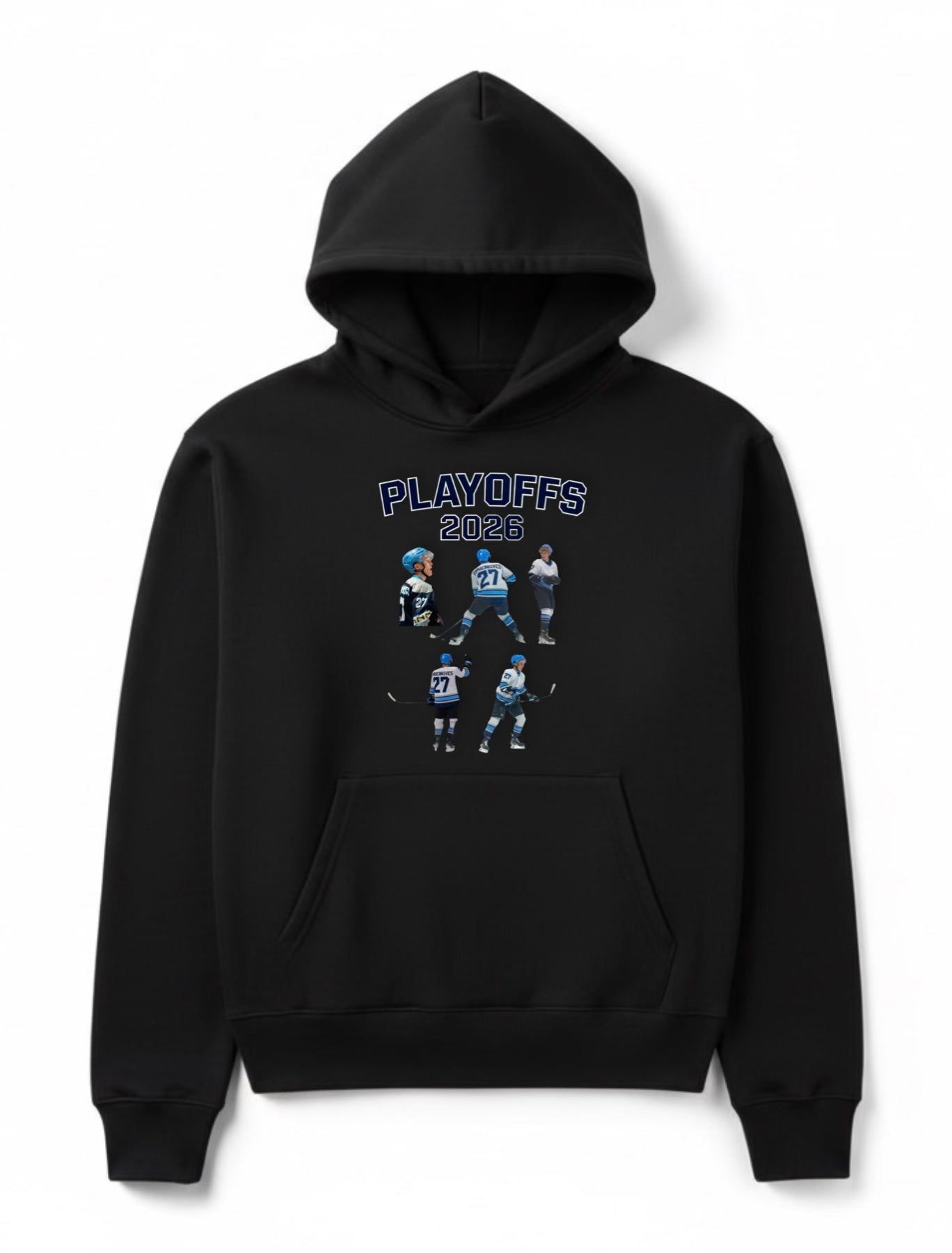 Playoffs 2026 Patriks Marcinkevics Black Hoodie