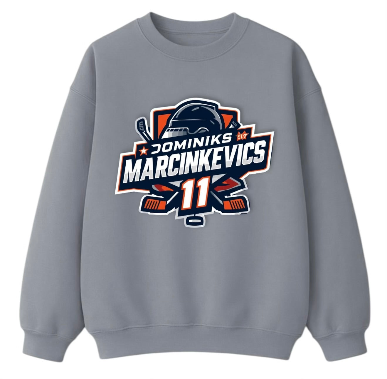 Dominiks Marcinkevics Gray Sweatshirt