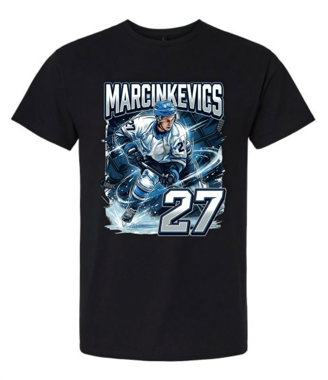 Marcinkevics 27 Black T-Shirt